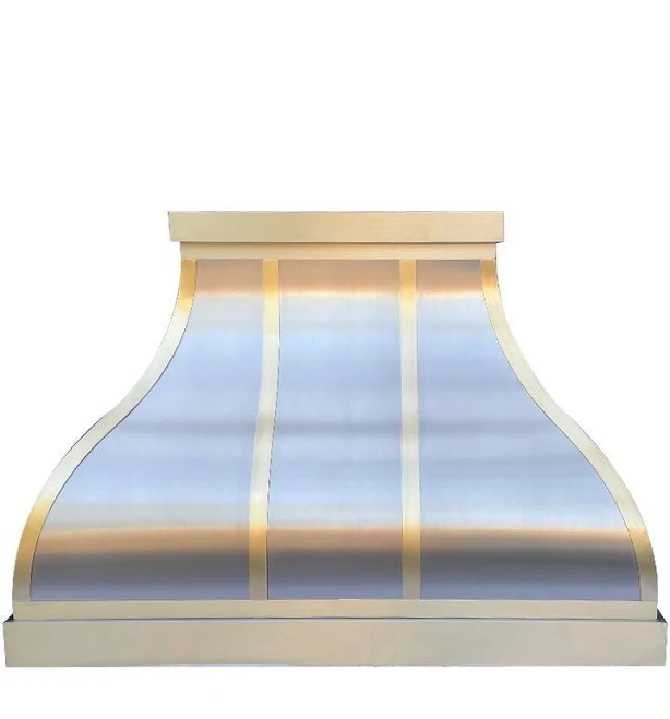 RHM Bell Style Brushed Stainless Steel Custom range Hood H1-3TRS
