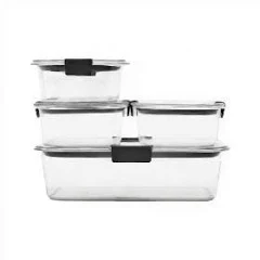 Rubbermaid Brilliance Leak Proof Food Storage Containers with Airtight Lids