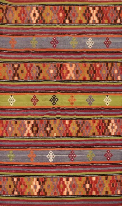 Rug Source Outlet Colorful Kilim Area Rug