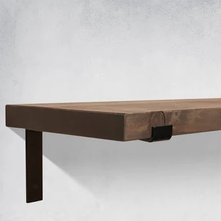 Rustic Shelves with Brackets