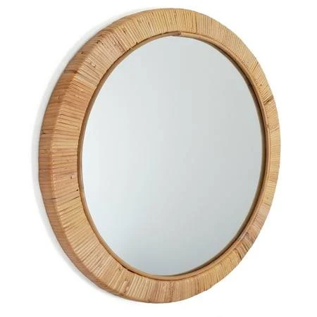 Rutledge & King Seaside Round Rattan Wall Mirror