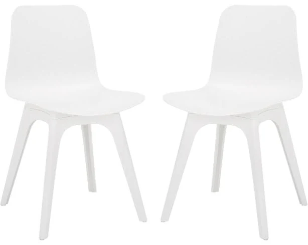 Safavieh Couture Damiano Molded Plastic Dining Chair (Set of 2)