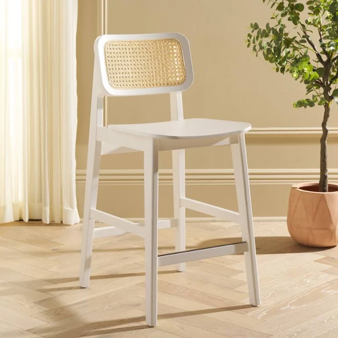 Safavieh Luz Cane Counter Stool