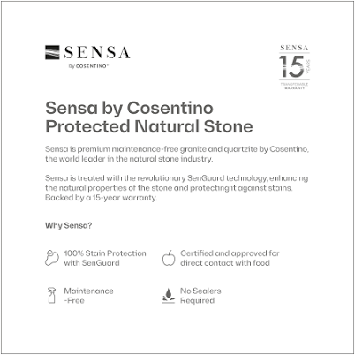 SenSa Waterfall Granite Kitchen Countertop Sample