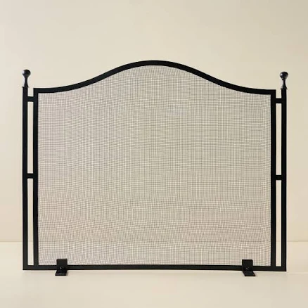 Shepherd Black Fireplace Screen