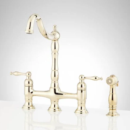 Signature Hardware Delacour Bridge Kitchen Faucet