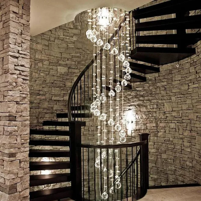 Sofary Spiral Raindrop Chandelier