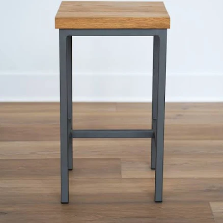 Solid White Oak Bar Stool