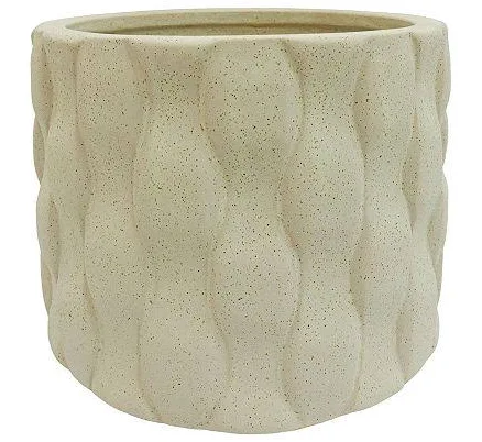 Sonoma Goods For Life Textured Ceramic Large Planter, Tan Med