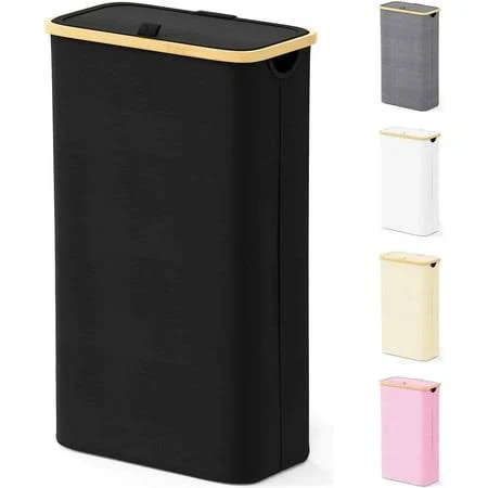 SpaceAid Slim Laundry Hamper with Lid