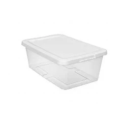 Sterilite Set of 10 6 Quart Storage Boxes