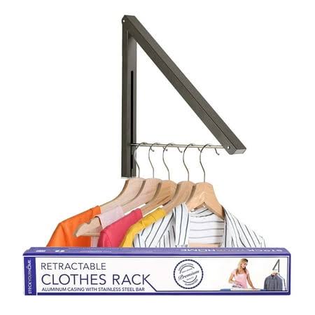 Stock Your Home Single Foldable Clothing Rack