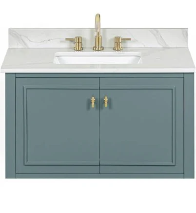 Studio Design Collection Arietta 37 inch Vanity with Quartz Top