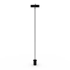 Style Selections Matte Black Transitional Cylinder Mini Pendant Light