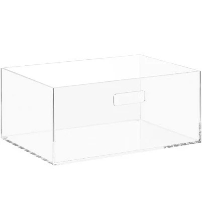 The Container Store Large Luxe Acrylic Bin