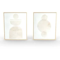 Threshold Abstract Shapes Framed Canvas Set of 2