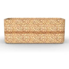 Threshold Braided Water Hyacinth Media Bin