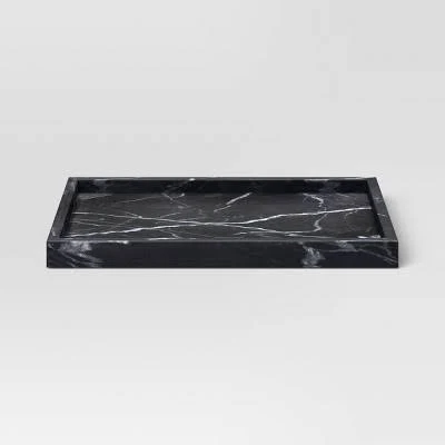 Threshold Rectangle Marble Tray