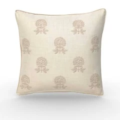 Threshold Square Embroidered Floral Decorative Throw Pillow