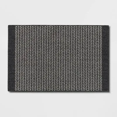 Threshold Washable Herringbone Accent Rug