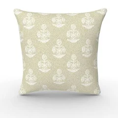 Threshold Woven Block Print Square Throw Pillow