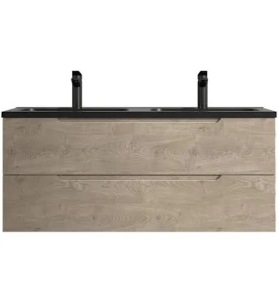 Tona Combo 48 in. Double Evita Oak Bath Vanity