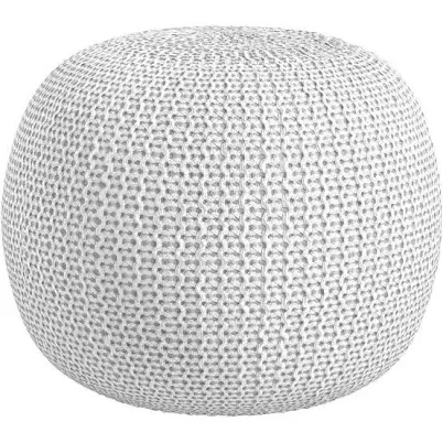 Urban Lifestyle Round Knit Pouf