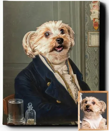 Victorian Explorer Custom Royal Pet Portraits