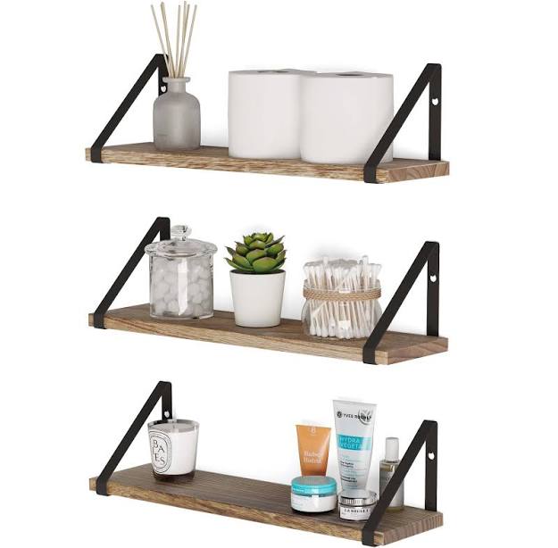Wallniture Ponza Floating Shelves Set of 3