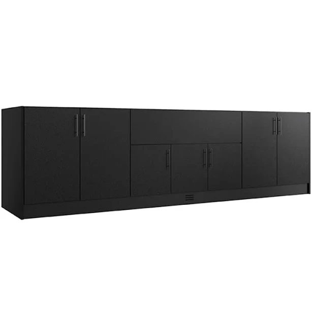 WeatherStrong Miami 121.25-in W 5 -Piece Set Modular Outdoor Kitchen Stainless S