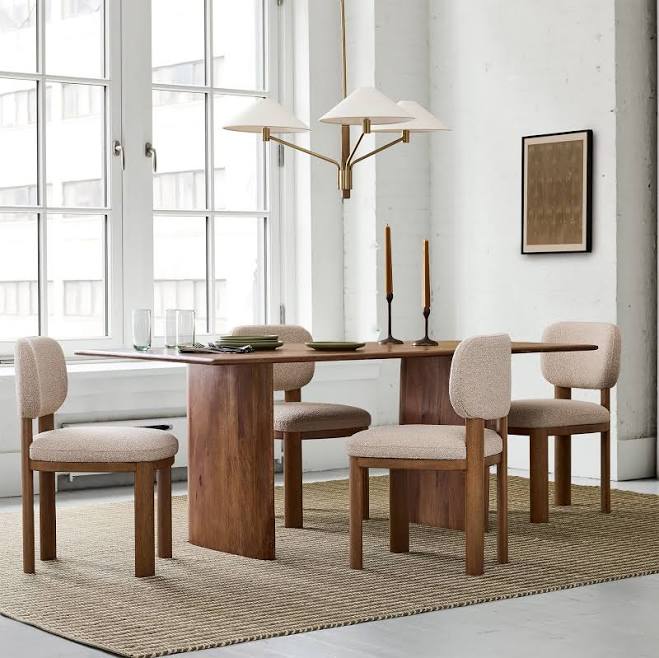 West Elm Anton Solid Wood Dining Table