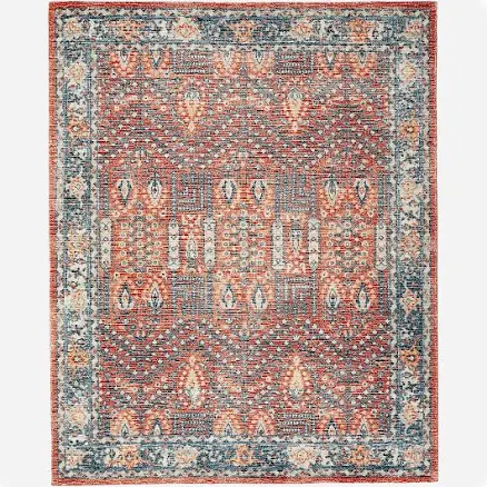 West Elm Distressed Nadine Handwoven Rug