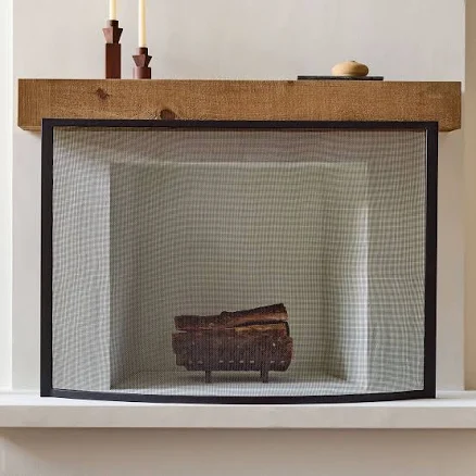 West Elm Industrial Fireplace Screen