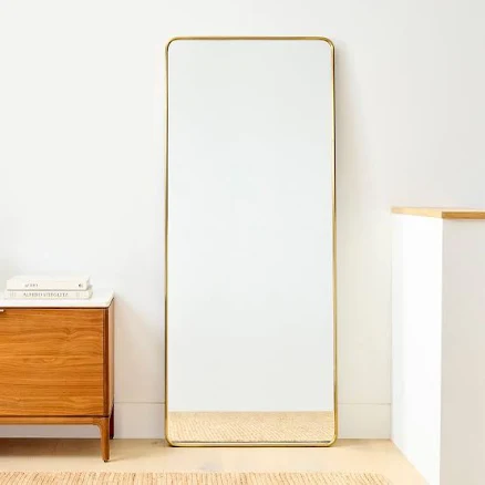 West Elm Modern Streamline Floor Mirror