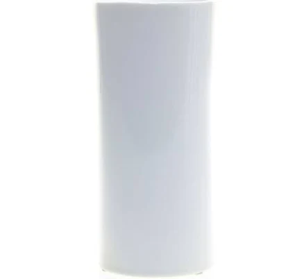 White Modern Brooklyn Cylinder Vase (assorted sizes) Small