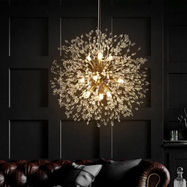 Willa Arlo Interiors Wallin 9 - Light Sphere Dimmable Sputnik Chandelier