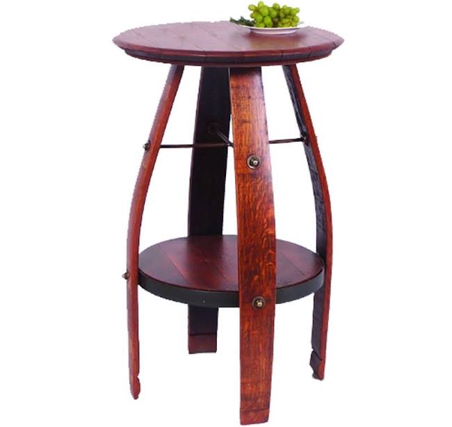 Wine Barrel Tasting Bistro Table