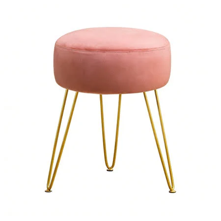 Zunmos Velvet Vanity Stool