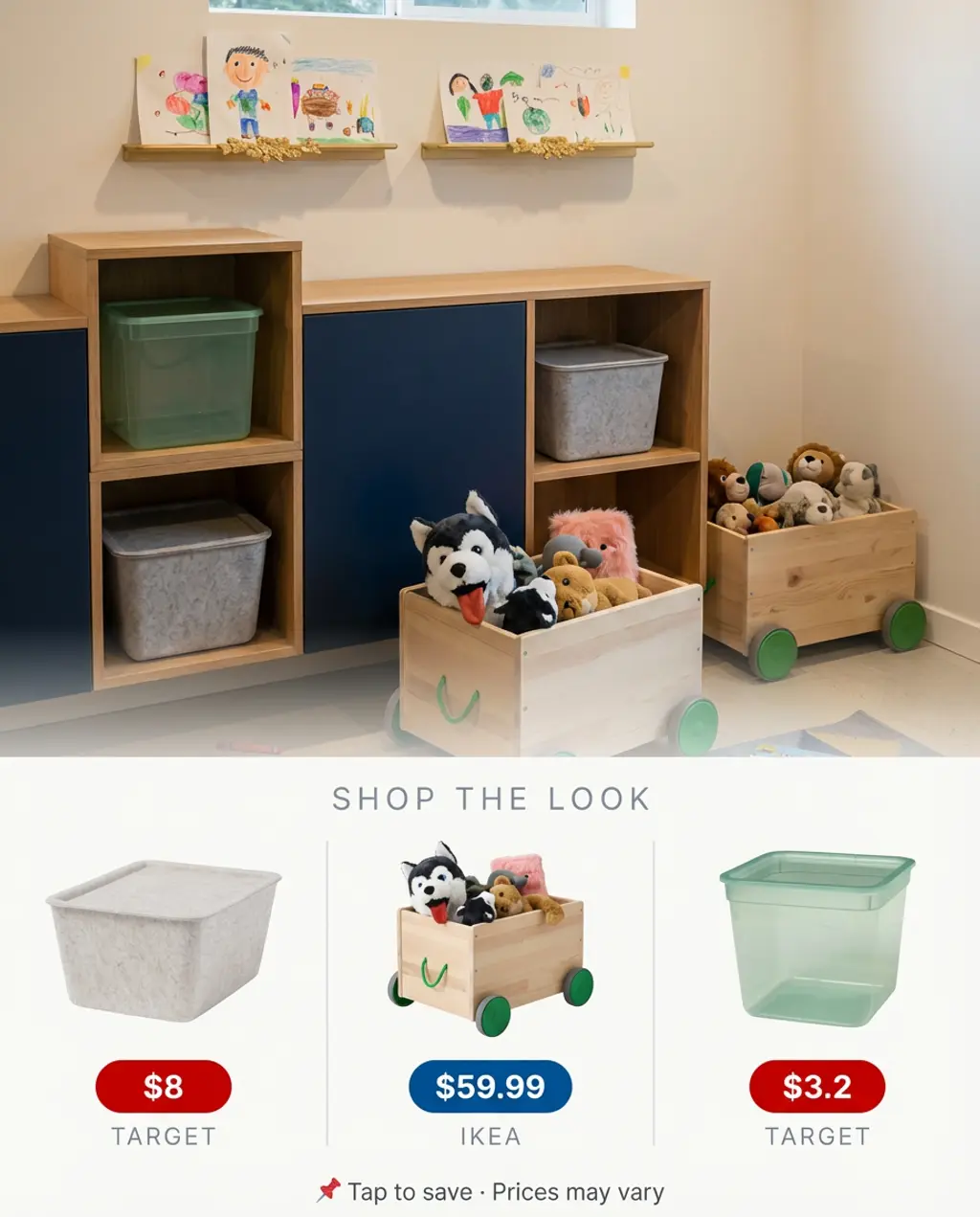 Modular Storage Solutions for Basement Playroom — Shop the Look