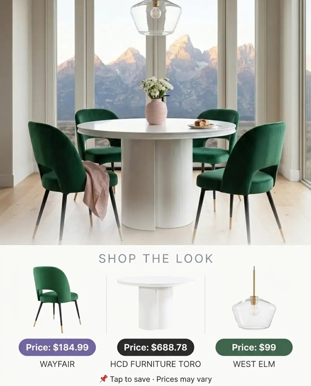 Modern Green Dining Chairs for a Pop of Color — Shop the Look