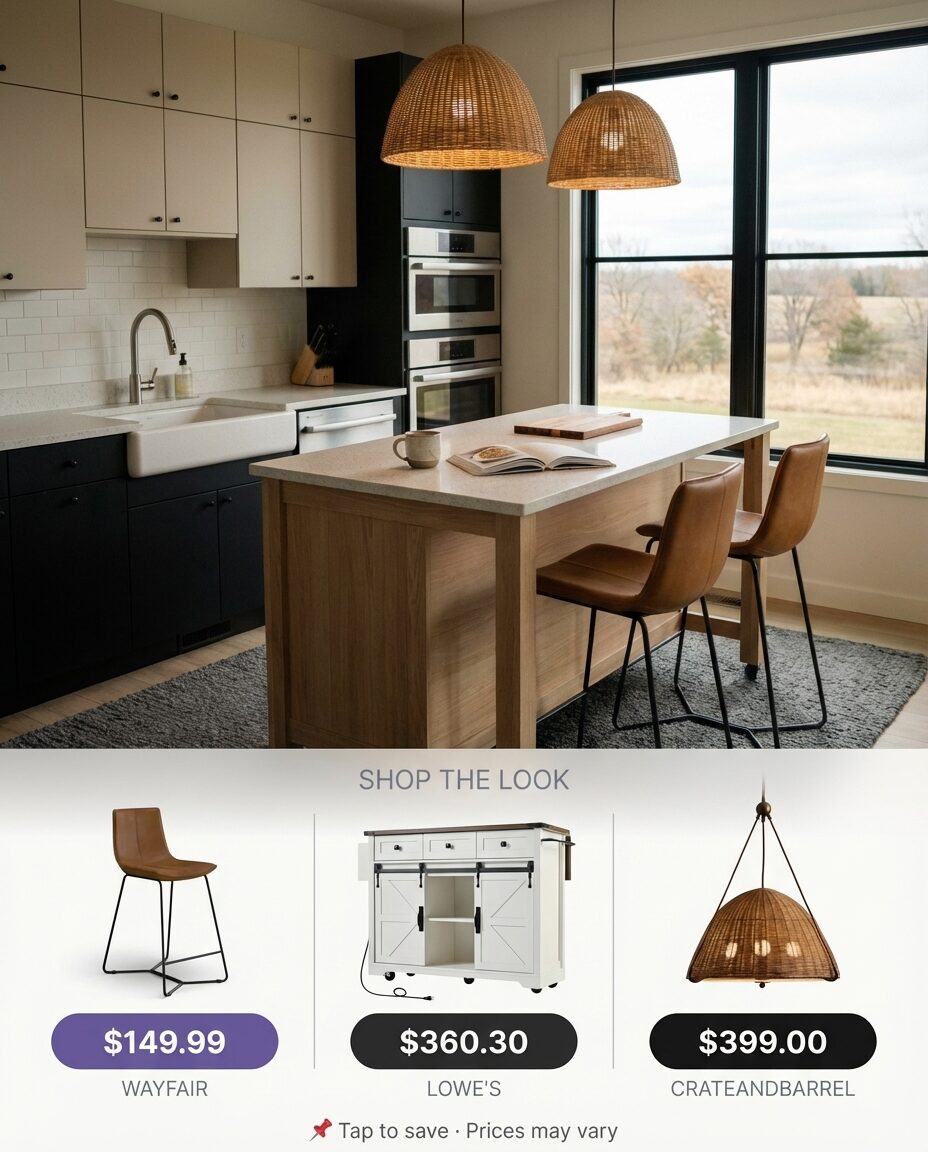 Sophisticated Black and Beige Kitchen — Shop the Look