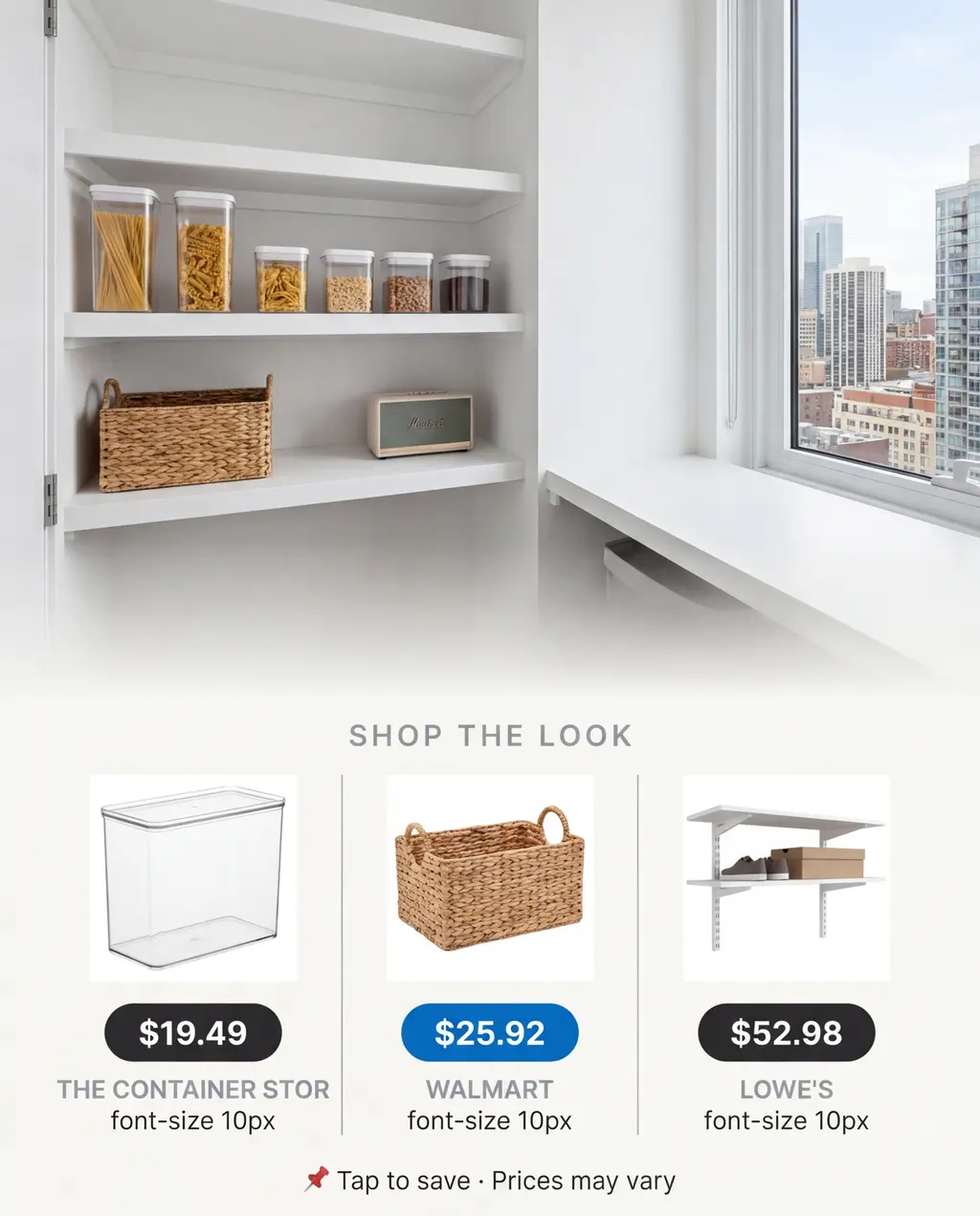 Organized Kitchen Pantry Checklist Ready — Shop the Look