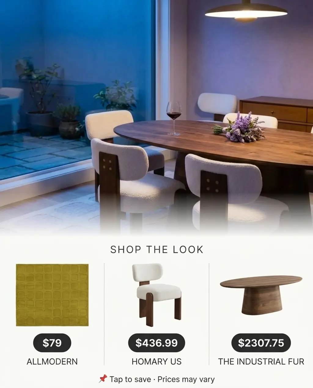 Mid-Century Modern Wooden Dining Chairs with Tapered Legs — Shop the Look