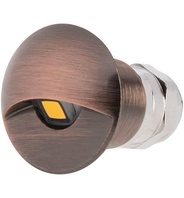 12V Bronze Recessed Eyelid LED Step / Deck Light