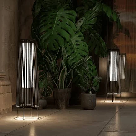 2-Pack Outdoor Floor Solar Light