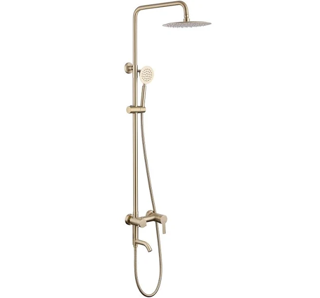 3-Function Wall-Mounted Outdoor Shower System