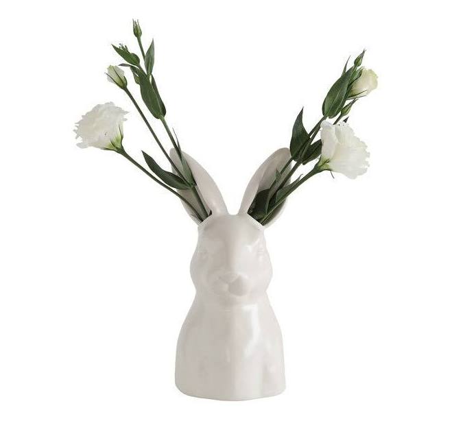3R Studio DA5769 Matte Ceramic Rabbit Vase
