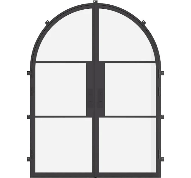 Air 4 Double Full Arch French Door