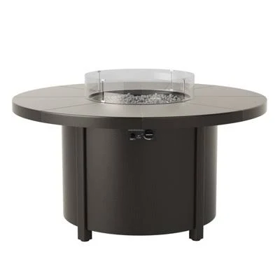 Alaulm Propane Round Fire Pit Table