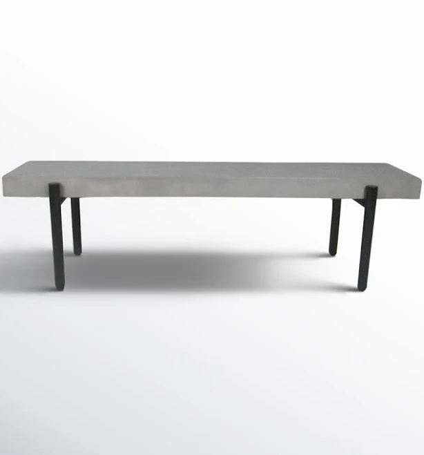 AllModern Concrete Outdoor Bench